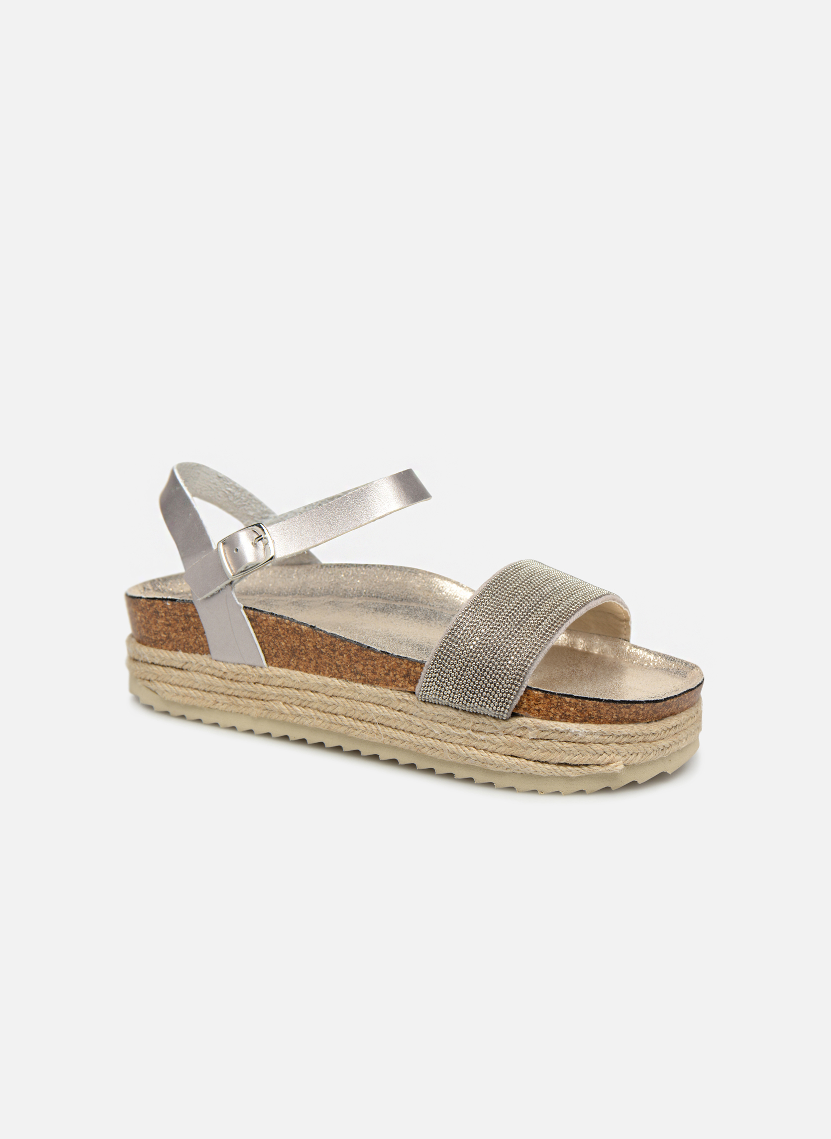 Zapatos promocionales Xti 48073 (Plateado) - Sandalias Casual salvaje Zapatos promocionales Xti 48073 (Plateado) - Sandalias Casual salvaje